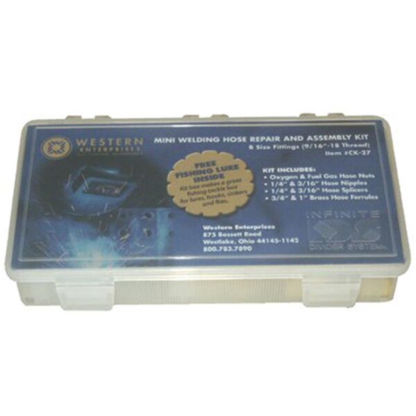 Western Enterprises Promo Hose Repair Kit Box W-Free Fishing Lure 312-CK-27 - main